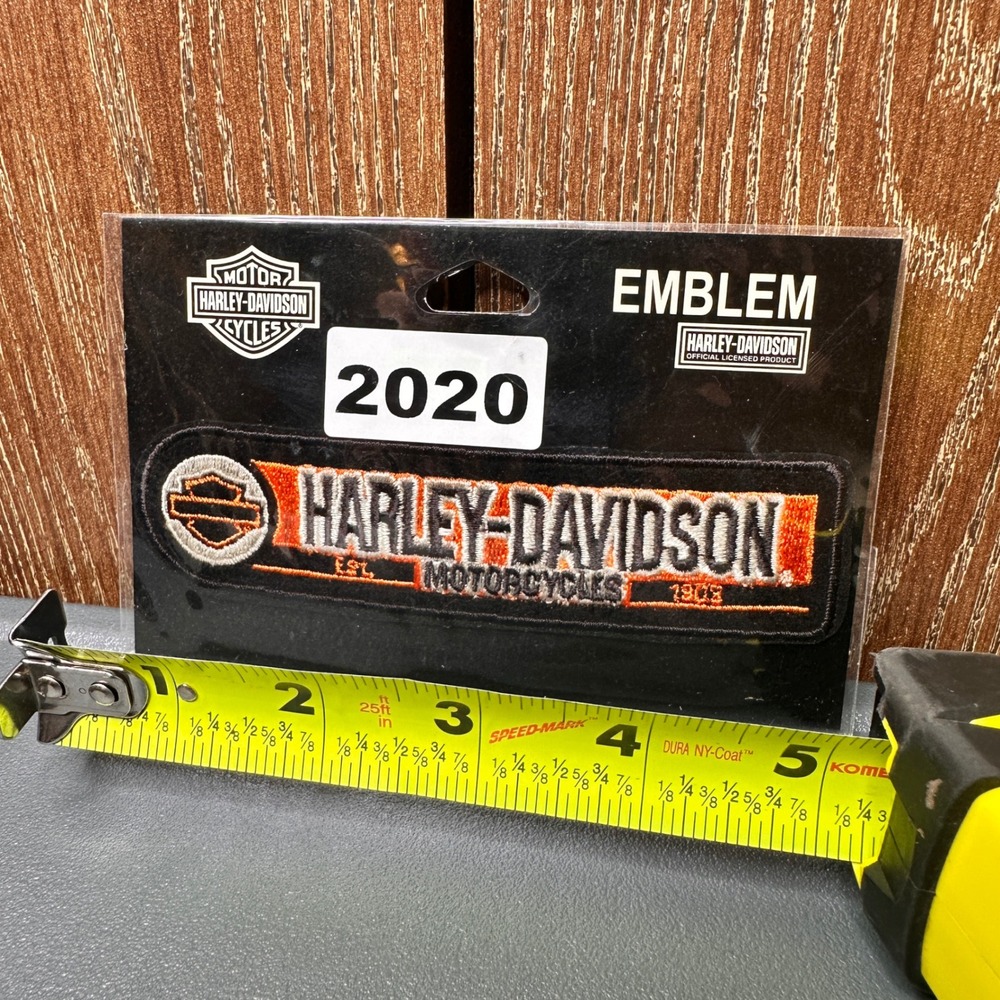 NEW 2007 Harley Davidson 5" Motorcycles Embroidered Sew On Patch Emblem Y2K Rare - Picture 5 of 6